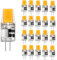G4 LED Lampen 5W, Warmweiß 3000K 450LM, Ersatz 30W 50W Halogenlampen, 360° Lichtwinke, Kein Flackern, Nicht Dimmbar AC/DC 12V G4 Birnen Glühbirne für Leuchter Landschaftsleuchten, 20er Pack