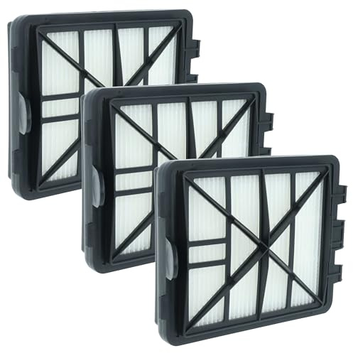 vhbw 3x Staubsaugerfilter Ersatz für Kärcher 6.414-805.0 | 64148050 für Staubsauger - Abluftfilter (EPA-Filter) Schwarz Weiß