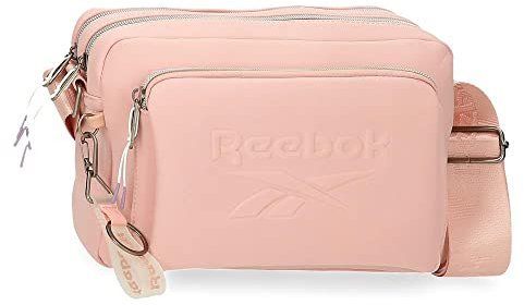Reebok Noah Umhängetasche mit Klappe Rosa 28x18x8 cm Polyester
