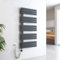 EMKE Seche Serviette Electrique 1320x600 mm, Porte-Serviettes Chauffant avec Thermostat, Chauffe Serviette Salle de Bain Anthracite 800W,Sèche Serviette électrique