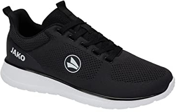 JAKO Freizeitschuh Team Mesh Sneaker schwarz, 37 Herren