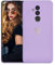Kaywzo Cover per Huawei Mate 20 Lite,Custodia in Silicone TPU Liscio di Morbido con Modello Cardiaco,Design Minimalista,Ultrasottile Donna Antiurto Case Cover,Viola