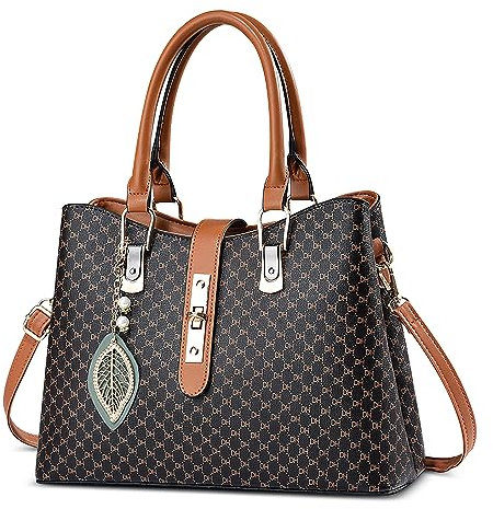 FORRICA Sac à Main Femme Sacs à Bandoulière Pendentif Exquis Sac Fourre Tout PU Cuir Dames Sac Portés Main pour Banquet Navette Achats Jaune