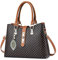 FORRICA Handtasche Damen Henkeltaschen Exquisiter Anhänger Umhängetasche PU Leder Schultertasche für Reisen Bankett Shopper Gelb