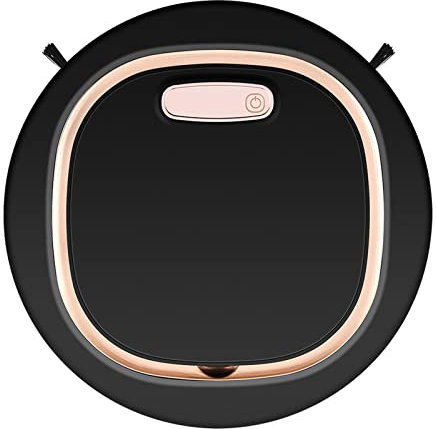 Robot aspirador inteligente 3 en 1, limpieza automática, barredora de piso, negro, 25 cm