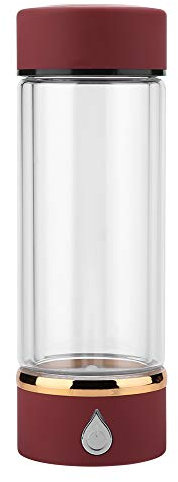 Generador de Botella de Agua de Hidrógeno de 420 Ml, Botella de Agua Ionizada de Hidrógeno Portátil, Botella de Taza de Agua Rica en Hidrógeno Generador de Ionizador de Hidrógeno