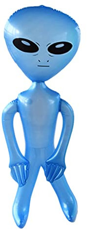 Halloween Alien Aufblasbar, Aufblaspuppe Aufblasbarer Alien Marsmann Aufblasbarer Geist, Große Grüne Alien Halloween Dekorationen, Aufblasbares Spielzeug, Alien Ballons, 90 cm