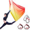 Generisch Yoga Vertikaltuch, Yoga Yogatuch, Yogatuch zum Aufhängen, Aerial Yoga Towel aus Nylon mit Hardware, Yoga Akrobatik Set, Akrobatik-Tuch Aerial Yoga Silk für Erwachsene(5X2.8M)(Bunt B)