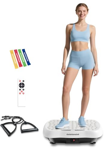 Vibration Plate Exercise Machine, Vibration Plate for Lymphatic Drainage, Whole Body Workout Platform Vibrate, Waver Vibration Plate for Shaping Weight Loss,