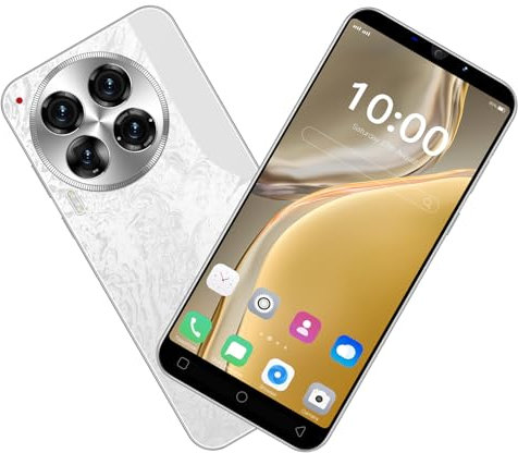 McMgc Oferta del Día Smartphone, 5.0 Pulgadas IPS Pantalla, 16GB ROM 128GB Extensible, Android 9.0, Dual SIM Dual Camera Teléfono 3G Barato (Camon30Premier-White)