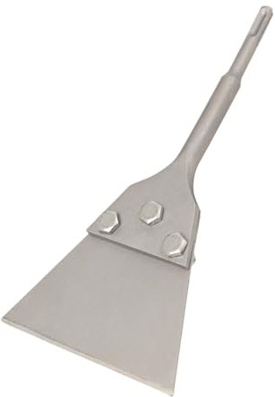 Cozyel Burin à mastic SDS-Plus 260 x 125 mm - Pour retirer la colle de sol, tapis, linoléum, colle, colle pour carrelage, colle de sol, carrelage en PVC, couleur
