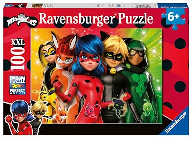Kinderpuzzle 100 XXL Teile - Ladybug en Mission