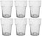 AzaliaDesign 6 macetas de cristal transparente, diámetro de 13 cm, altura de 16 cm, orquídeas, orquídeas, orquídeas, maceteros de cristal, maceta de cristal
