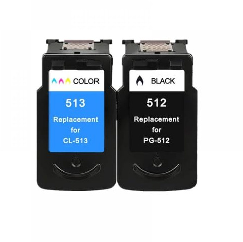 IJOSADON Tintenpatrone PG512 CL513 Kompatibel mit Drucker MP230 MP250 MP240 MP270 MP480 MX350 IP2700(1set)