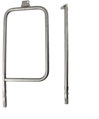 304 Edelstahlrohrbrenner, gebogener Brenner 65032 56 cm, für Weber Q300 Q320 Q3000 Q3200 Grill, BBQ Gasgrill Ersatz (B)