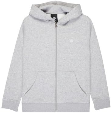 Element Zip-Up Hoodie ICON EMBROIDERY ZH Y Boys Grey