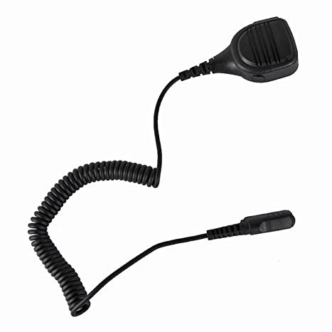 KPLYDSASTD Micrófono de Altavoz de Hombro de Servicio Pesado Mic WALKIE Talkie FIT for Motorola Radio FIT for Tetra MTP3550 MTP3500 MTP3250 MTP3200 MTP3100 Micrófono de walkie-Talkie