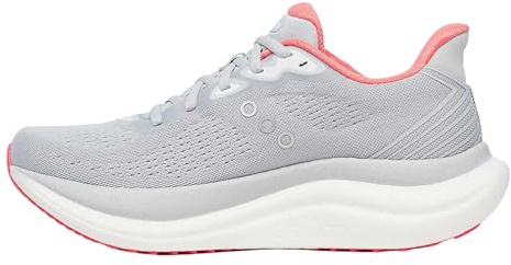 Saucony Women's Triumph 23 Sneaker, Cloud/Coral, 10 UK