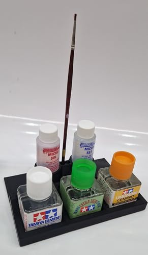 Soporte base pegamento para Tamiya Cement 3 plazas y Micro Set Micro Sol TBT5