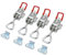 Justech über Mitte Verriegelung klein 4 PCS Trailer Toggle overcentre Latch Verschluss Ute 4 WD