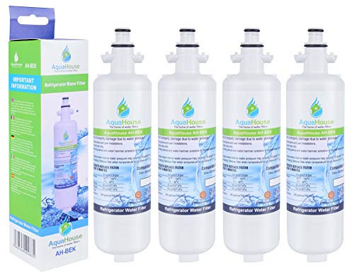 4x AquaHouse AH-BEK Kühlschrank Wasserfilter für Beko 4874960100, Howdens HJA6110, Lamona LAM6100, Blomberg KFD9952PXDUK, Grundig GSN9440XA, Öfen Kompatibel
