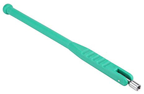 Herramienta de extracción de vástago de válvula de neumático, herramienta de extracción de vástago de válvula de neumático Keenso sin rasguños, verde de plástico, con removedor de núcleo de válvula