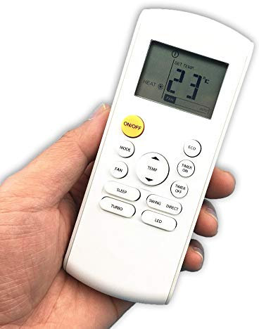 Elinke condizionatore d' aria condizionata telecomando adatto per Midea Airfel Htw R57B1/Bge Rient RG57B1/Bge RG57B/Bge RG57B2/Bge