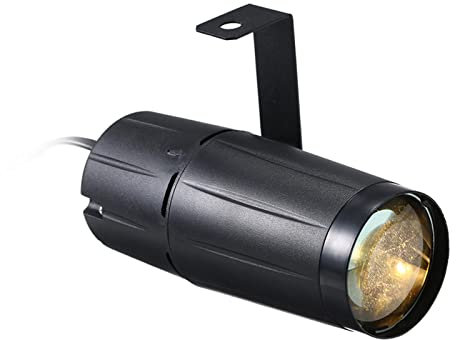 Lixada Pinspot LED DJ Effekt Licht, Party Club Bar Bühne Lampe, AC90-240V 10 Watt LED Mini Strahl Spot Bühnenlicht Leuchte für Disco KTV Bar Club Party Entertainment DJ,Warmweiß