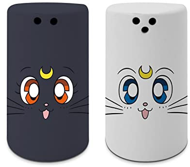 ABYstyle Sailor Moon Luna & Artemis Salt & Pepper Shakers
