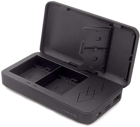 PATONA (9892) NP-FZ100 Chargeur de Batterie avec Fonction Powerbank (Powerbook) - Chargeur bidirectionnel innovant avec Sortie USB