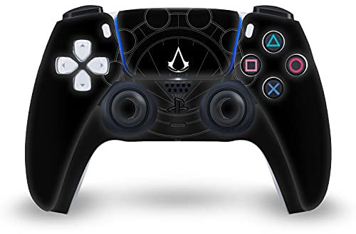 Head Case Designs Offizielle Zugelassen Assassin's Creed Kaemme Erbschaft Logo Vinyl Frontplatte Haut Gaming Aufkleber Abziehbild Abdeckung kompatibel mit Sony Playstation 5 PS5 DualSense Controller