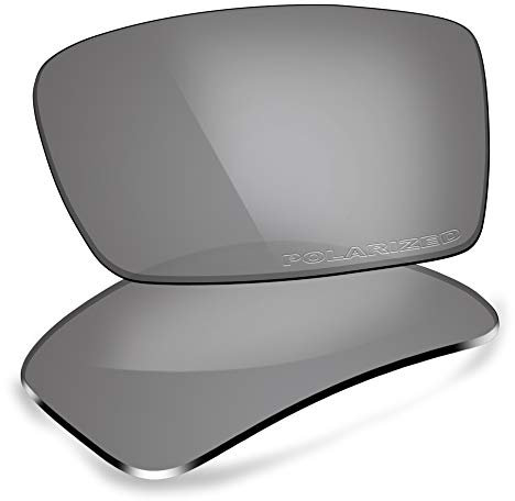 ThunderClap Polycarbonat Ersatzgläser für Oakley Gascan Sonnenbrillen OO9014 - Titan polarisiert
