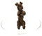 Pot Buddies - Figura de Schnauzer Hecha a Mano para Colgar macetas, Adorno Decorativo para jardín, Maceta de Flores