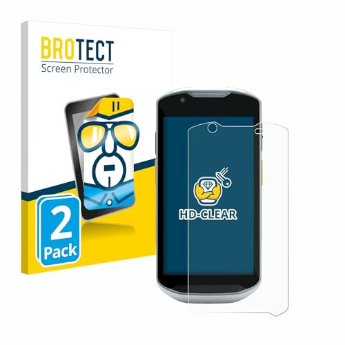 brotect Pellicola Protettiva per Zebra TC57/ 57x/ 56/52 Protezione Schermo (2 Pezzi) [Trasparente, Anti-Impronte]