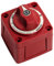 Spartan Power Battery ON/Off Disconnect Switch 300A - Ignition Protected, Heavy Duty Cutoff Switch for RV, Marine, and Automotive Battery - 12V to 48V - Red