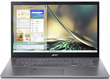 Acer Aspire 5 (A517-53G-73JQ) Laptop 17 Zoll Windows 11 Home Notebook - FHD IPS Display, Intel Core i7-1260P, 16 GB DDR4 RAM, 512 GB PCIe NVMe SSD, NVIDIA Geforce RTX 2050 - 4 GB GDDR6