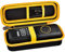 Case Compatible with Fanttik X8 for APEX Tire Inflator Portable Air Compressor 2X Faster Inflation. Storage Holder for airmoto/for VacLife/for Powools/for RYSEAB Air Pump (Box Only) - Yellow Zipper
