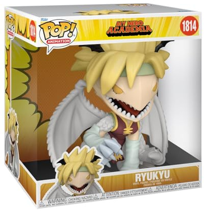 Funko POP! Jumbo: My Hero Academia (MHA) - Ryukyu (Dragon) | Offizielles Anime Merch - Vinyl Sammelfigur als Regal Deko - Geschenkidee zum Geburtstag für Fans und Sammler