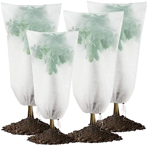 Awinker 4 Voile Hivernage Plante Exterieur Housse Protection Plante Hiver 80x120cm