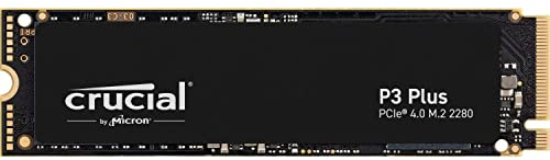 Crucial CT4000P3PSSD8 P3 Plus 4TB 3D NAND NVMe PCIe M.2 Internal SSD