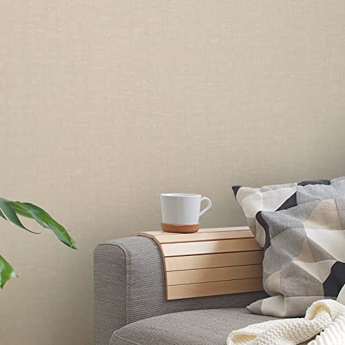 A.S. Création Tapete Uni Beige Creme Nara 387451 Einfarbig Vliestapete 10,05 m x 0,53 m Made in Germany