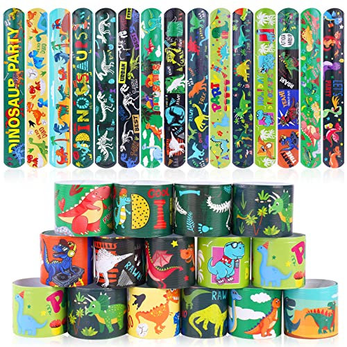 flintronic 30PCS Pulseras de Bofetadas, Slap Pulseras de Juguete para Niños, Patrón de Dibujos Animados de Superhéroes, Regalo de Fiesta de Cumpleaños para Niños y Niñas