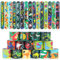 flintronic 30PCS Pulseras de Bofetadas, Slap Pulseras de Juguete para Niños, Patrón de Dibujos Animados de Superhéroes, Regalo de Fiesta de Cumpleaños para Niños y Niñas