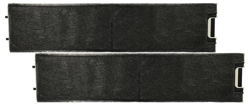 vhbw 2x Filter Aktivkohlefilter kompatibel mit Miele DA 3462, DA 3466, DA 3466 C, DA 3466-60, DA 3480 Dunstabzugshaube - 49 x 11,3 x 2,8 cm
