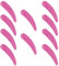 Mini Disposable Makeup Spatulas, 10 PCS Curved Cosmetic Spatula Scoop, Mini Makeup Spatula, Plastic Spatulas Scoops Tip Spatulas, for Facial Cream, DIY