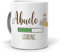 mundohuevo: Regalo original para tu abuelo| Taza con frase “Abuelo Loading”| Regalo divertido y personalizado.| Taza de Cerámica AAA | Capacidad de 350 ml.| Haz un regalo único| Regala alegría.