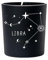Original Soy Wax Zodiac Duftkerze Tierkreiszeichen: Waage - aus 100% veganem Sojawachs - Aromatherapie Schwarze Kerzen - Sternzeichen Duftkerzen im Glas - Duft: Luxe Kaschmir