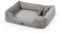 exclusive BED Orthopädisches Hundebett Candy Grosse Mittelgroße Kleine Hunde - Hundekissen Hundematte aus Plüsch - rutschfest Kuschelig Langlebig Abriebfest Reißfest (XXXL+|160x110cm, Grau)