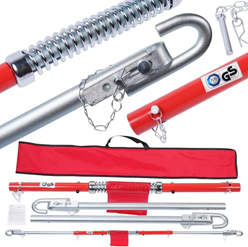 DGH System Barre de remorquage de 1,8 m à 3 tonnes de sécurité avec Sac