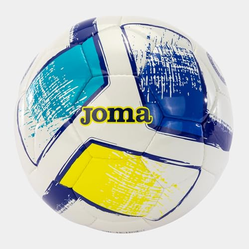 Joma Dali II Ball 400649-216, Unisex Footballs, White, 5 EU